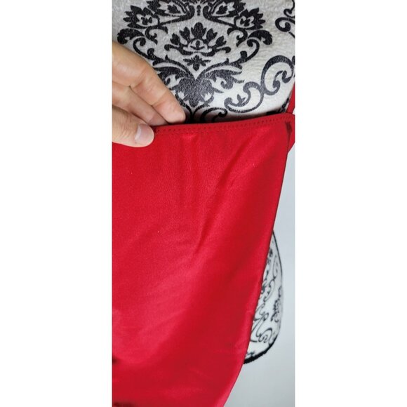 SAME LOS ANGELES One Piece Swimsuit Womens Color Red Sz Small Flower Be - Picture 2 of 11